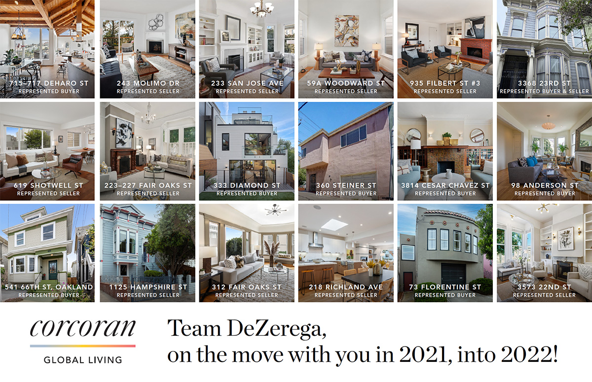 Team DeZerega, on the move with you in 2021, into 2022!